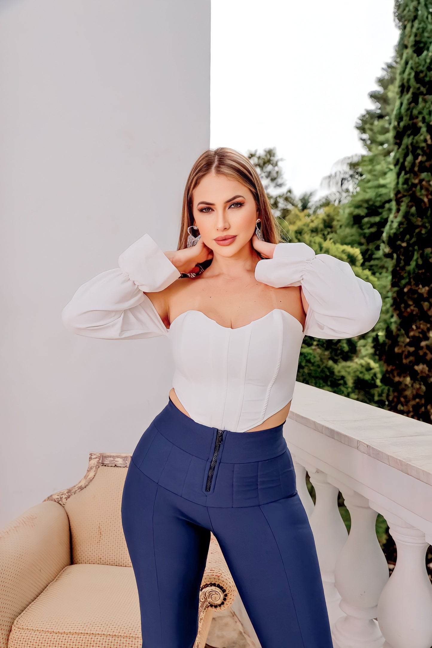 Calça Lipo 1 Zíper - Modeladora Power Original - (Várias Cores)