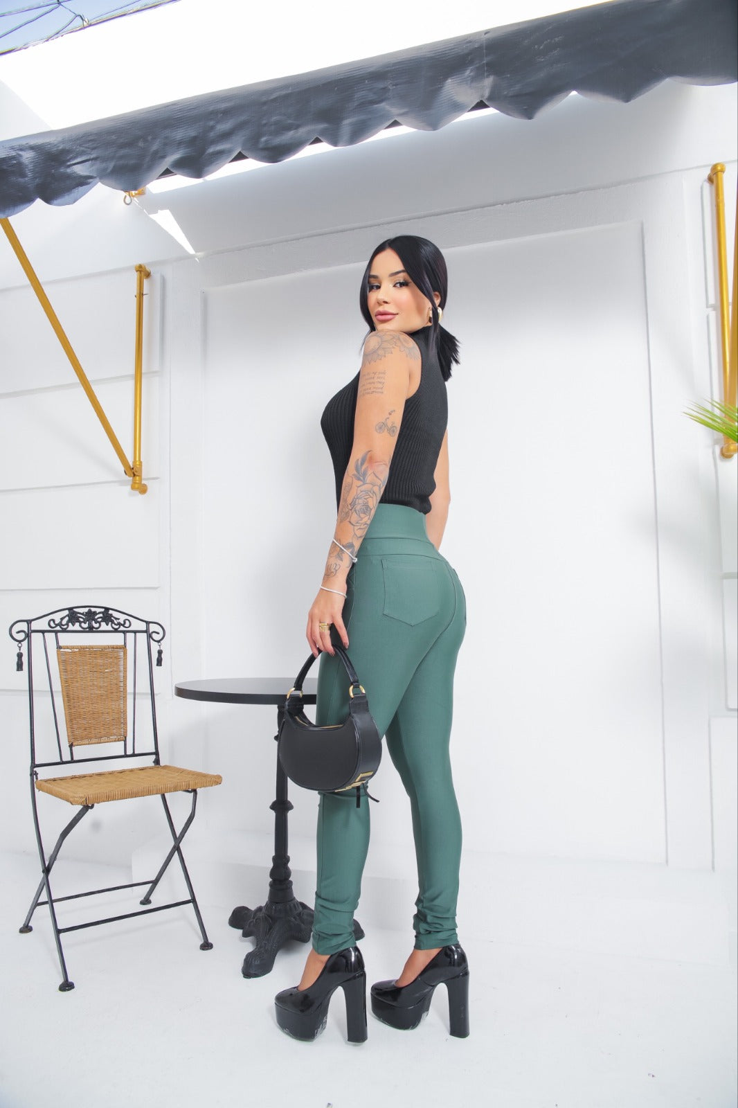 Calça Lipo Sem Zíper - Modeladora Power Original - (Várias Cores)