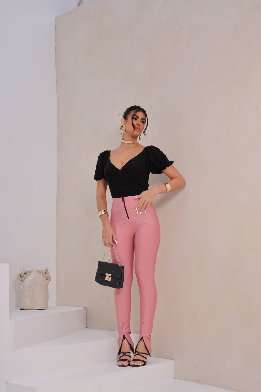 Calça Lipo 3 Zíperes - Modeladora Power Original - (Várias Cores)
