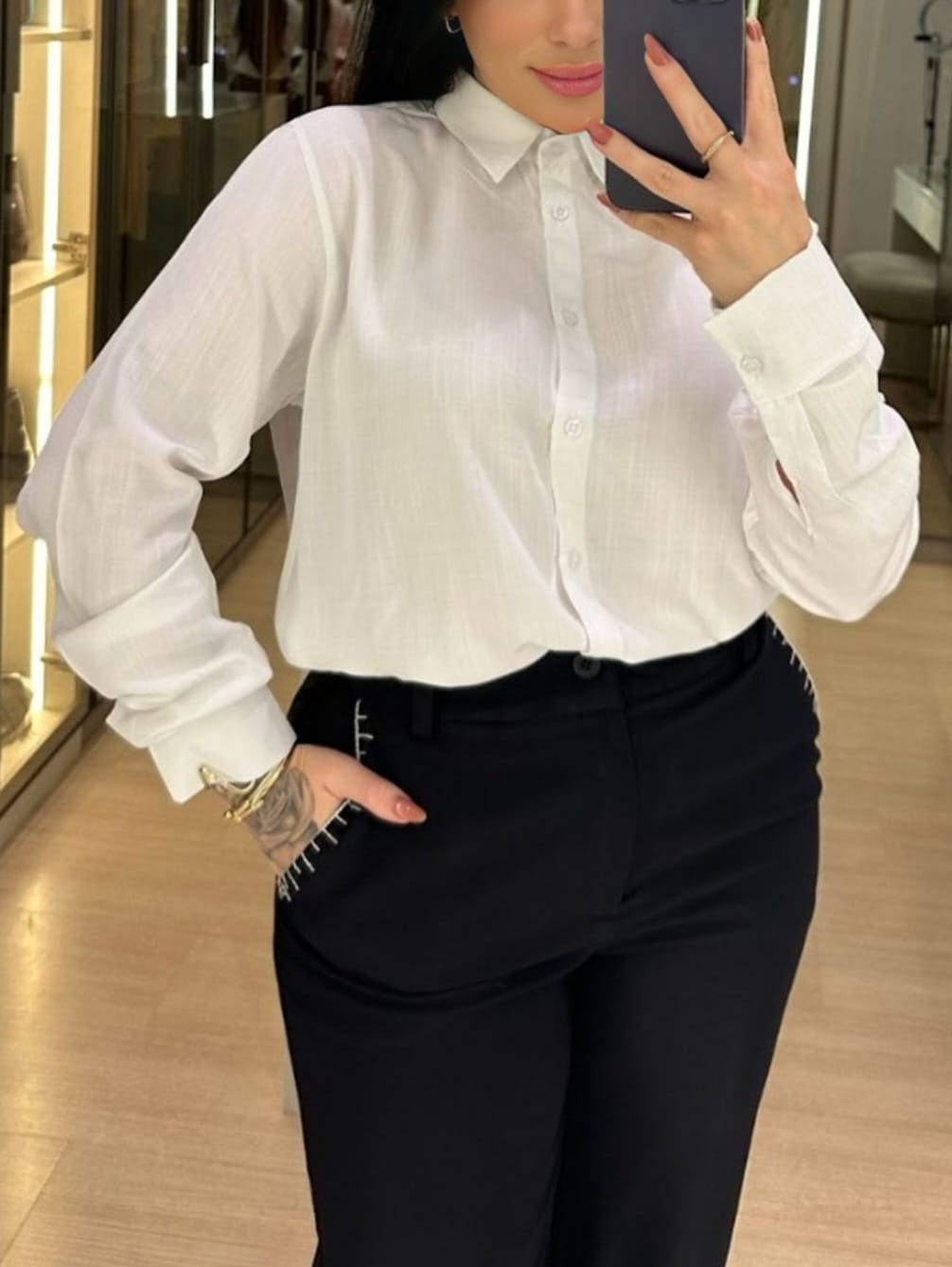 Camisa Aurora Lisa