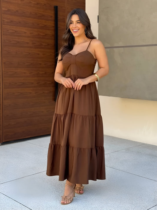 Vestido Ayla - Viscolinho Premium - Várias Cores