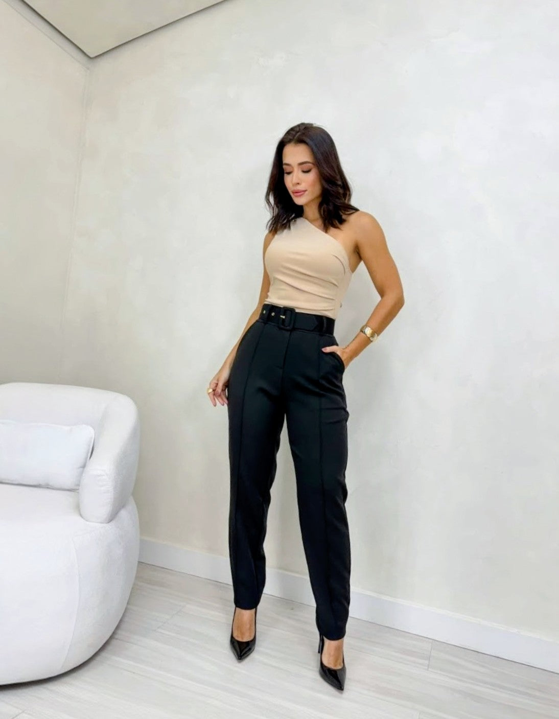 Calça Social Urban Chic Cinto