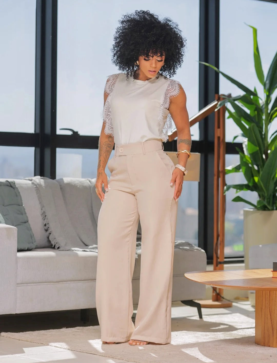 Calça Pantalona Elegance