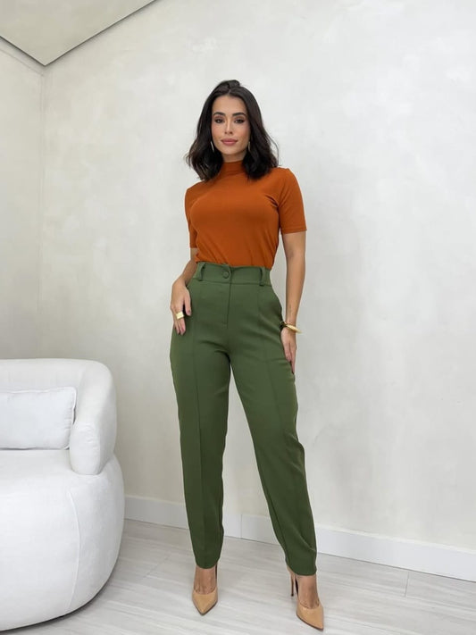 Calça Social Pinça Urban Chic - Várias Cores
